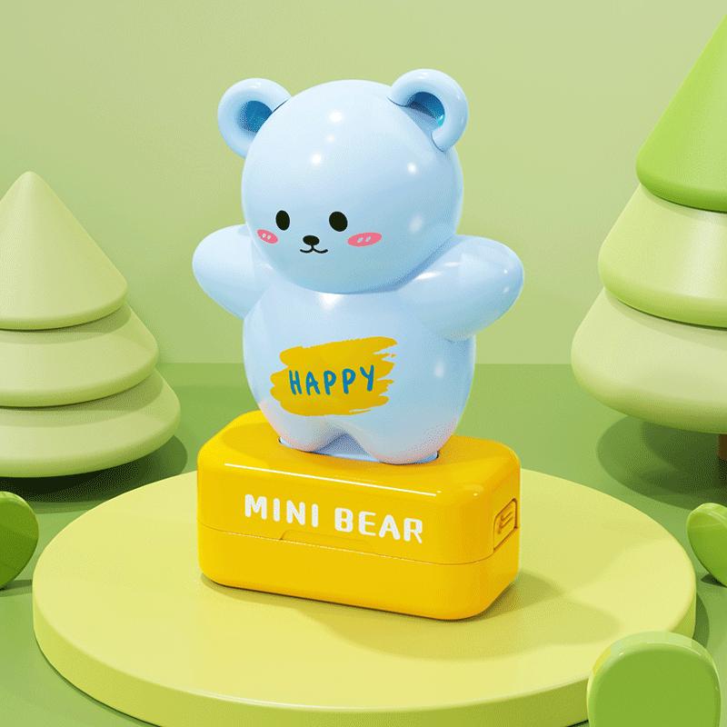 Doll case model-blue bear