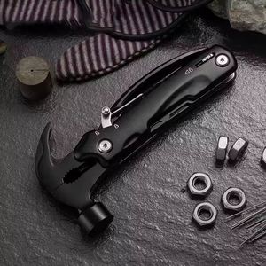 Juego de Herramientas Multiusos Portátil 12 en 1 para Exteriores - Alicates Plegables, Destornillador, Cuchillo, Tijeras, Martillo para Camping y Emergencias - Product Image 4