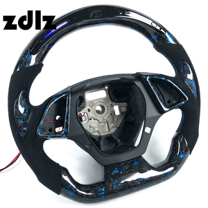 Volant de voiture personnalisé avec écran LED en fibre de carbone forgée pour <span class=keywords><strong>Chevrolet</strong></span> Corvette C7 ZR1 <span class=keywords><strong>2020</strong></span> 2022 2024 - Product Image 2