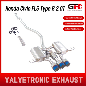 Tuyau d'échappement à soupape haute performance pour <span class=keywords><strong>Honda</strong></span> <span class=keywords><strong>Civic</strong></span> <span class=keywords><strong>Type</strong></span>-<span class=keywords><strong>R</strong></span> FK8 FL5 2.0T 2025 – Système d'échappement, silencieux et échappement Catback - Product Image 6