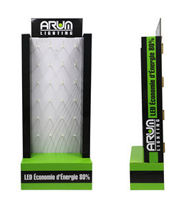 Tuỳ Chỉnh Sáng Tạo Bìa Các Tông POP Pegable Tầng Hiển Thị Kệ Cho Các Sản Phẩm Công Cụ Nhà Bếp - Product Image 2