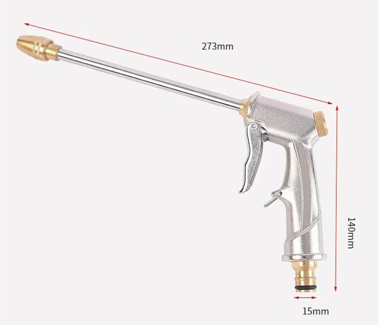 Yaoen латунная и алюминиевая насадка для садового шланга, шланг высокого давления, водяной распылитель