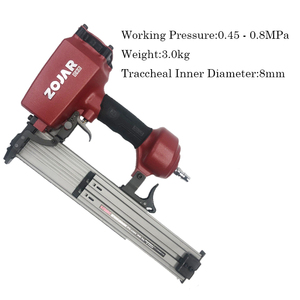 WISDOM Outils professionnels <span class=keywords><strong>Agrafeuse</strong></span> pneumatique T50DC 21-50mm Cloueur pour menuiserie Clous droits Machine de clouage pneumatique OEM - Product Image 5