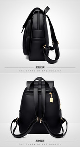 Mochilas de Piel Sintética al por Mayor, Elegantes y de Lujo para Mujer, Mochilas Multiusos con Cierre, Mochilas Veganas Nuevas Personalizadas para Mujer - Product Image 4