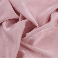 Tissu satiné jacquard traditionnel chinois à motifs floraux en forme de trompette, textile printemps-été, Qipao pour femmes, 100% polyester
