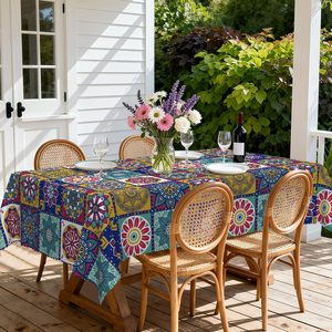 Factory Direct Nonwoven Printed Lace PVC Tablecloth Soil-Resistant for Everyday & Event Use Home <b>Outdoor</b> <b>Table</b> <b>Cover</b> - Product Image 5