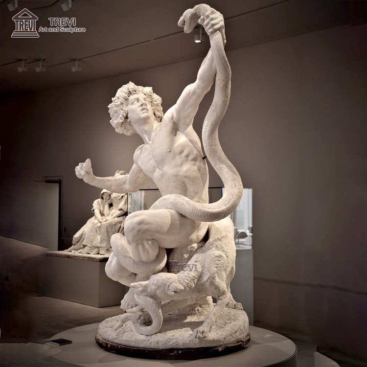 Statua Serpente In Ottone E Rame – Piccola Scultura Animaliera Per Arredamento Casa, Regalo Originale