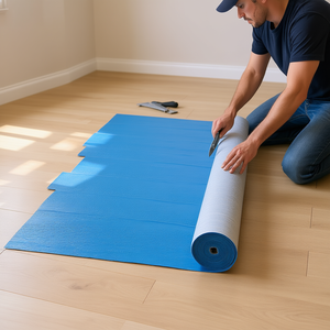 Película Protectora Azul para Alfombras 40 x 84, Fácil de Cortar, Accesorio para Pisos de Tela de Fibra - Product Image 2