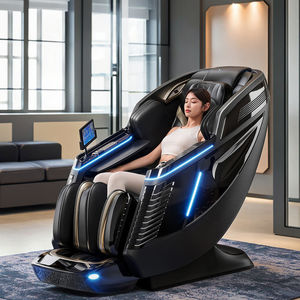 Silla de Masaje de Gravedad Cero 4D 3D de Venta Caliente de Fábrica <span class=keywords><strong>2026</strong></span>, Masajeador Eléctrico Shiatsu con Calefacción para Todo el Cuerpo, Masajeador de Lujo con Riel SL Inalámbrico - Product Image 1