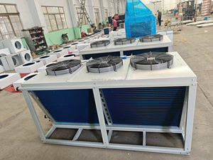 Climatiseur industriel sur pied avec moteur pour le refroidissement des centrales électriques, haute vitesse d'air, radiateur à distance, eau refroidie - Product Image 2