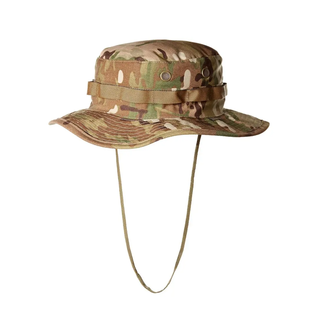 Custom Camo cappelli a secchiello a tesa larga in poliestere cappello Boonie uomo donna Top Gorras pesca all'aperto impermeabile berretto regolabile per uomo