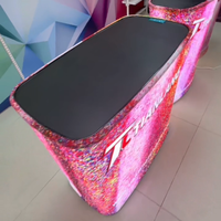 Table de présentation modulaire Tianlang pour salon professionnel, stand d'exposition, affiche en tissu, boîte lumineuse, table de promotion
