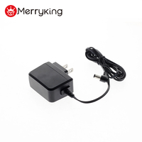 Alimentation murale certifiée UL FCC PSE, AC 100-240V, DC 5.5V 6.5V 7.5V 9V 500mA, prise US JP, adaptateur secteur 12V 1A