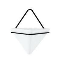 Pot de fleurs suspendu en métal blanc doré, revêtement poudré, design classique, couleur et forme personnalisées, pour intérieur/extérieur, maison, hôtel