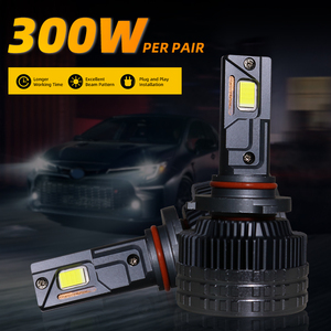 Đèn pha LED siêu sáng 300W 30000LM H7 H4 Cận/Xa 6500K Phù hợp đa năng H11 H1 9005 9006 9012 Mới - Product Image 3