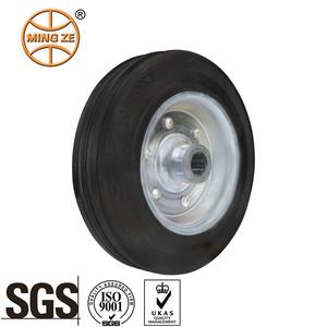 Käufer Agent gesucht <span class=keywords><strong>Heavy</strong></span> <span class=keywords><strong>Duty</strong></span> Commercial Caster Wheel Industrielles schwarzes elastisches Gummistahl-Felgen kernrad für Elektronik für - Product Image 5