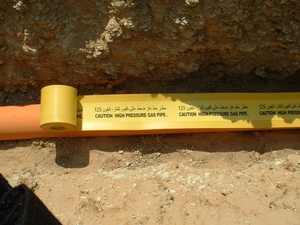 Cinta de Advertencia Impermeable de Uso General con Impresión Personalizada para Subterráneo - Product Image 6