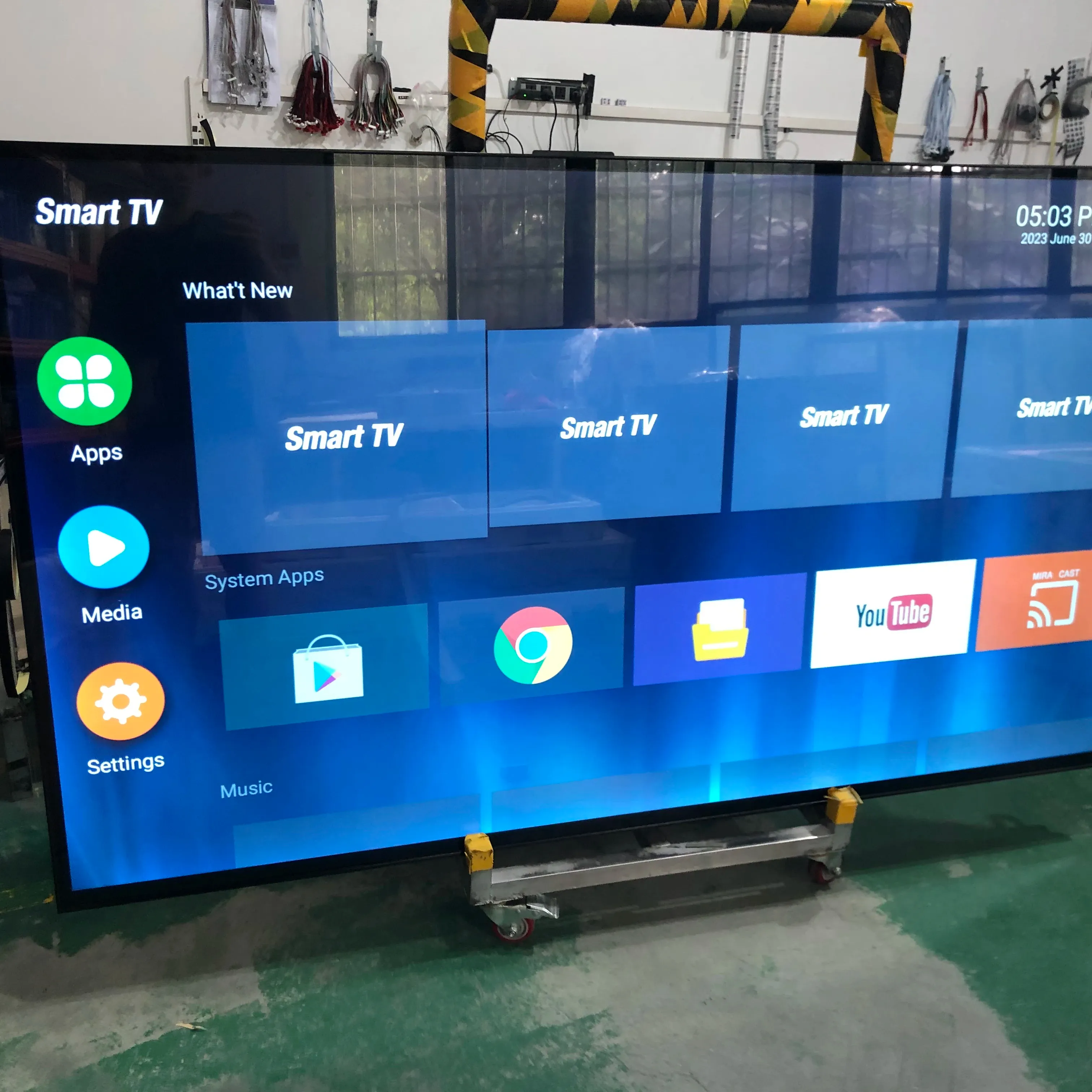 39 46 55 65 75 85 100 110 120 Inch Smart Tv Led Televisions Android Tv Oem Smart Tv Ultra Hd for Hotel and Household Use