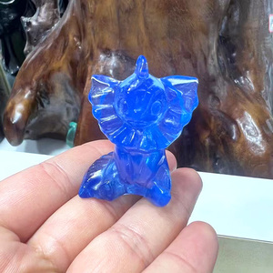 Venta al por mayor de ópalo natural tallado a mano, cristal curativo de dibujos animados, tallado de <span class=keywords><strong>Vaporeon</strong></span> para regalos DIY - Product Image 4