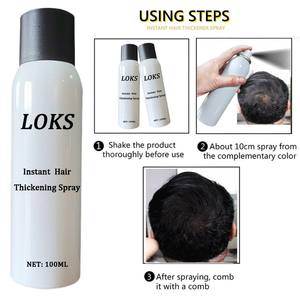 <span class=keywords><strong>Spray</strong></span> capillaire OEM pour couvrir les racines et masquer la perte de <span class=keywords><strong>cheveux</strong></span>, traitement correcteur pour <span class=keywords><strong>cheveux</strong></span> clairsemés, <span class=keywords><strong>spray</strong></span> épaississant coloré et imperméable - Product Image 3