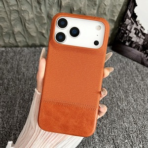 เคสหนัง PC แบบประกบกันด้วยผ้าสำหรับ <span class=keywords><strong>iPhone</strong></span> 17 16 15 14 13 12 <span class=keywords><strong>Plus</strong></span> Pro MAX ป้องกันการลื่นกันกระแทกแบบบางปกป้องทุกส่วนของเครื่อง - Product Image 1