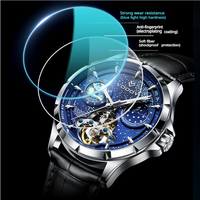 Montre mécanique personnalisable VODOY 5148 |   Design de tourbillon lumineux |   Boîtier en acier inoxydable |   Pointeur |   Étanche 30M Authentique