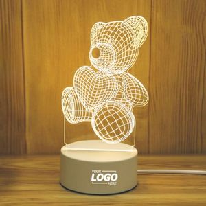 Lámpara LED 3D de Noche para Habitación Infantil, Material de PVC Resistente, 16 Colores, Regalo Personalizado para Cumpleaños/Navidad/Halloween - Product Image 2