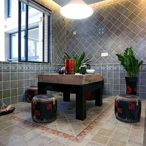 Hot bán giữa thế kỷ phong cách 15*15cm nghệ thuật mộc mạc gạch cổ điển khách sạn biệt thự trang trí nội thất tường và sàn gạch - Product Image 4