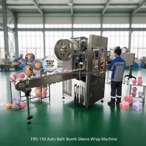 Envoltura Retráctil de Película de Polietileno de Baja Costo para Bombas de Baño Efervescentes, Jabón para Ducha Eléctrico Semiautomático, Embalaje en Flujo - Product Image 4