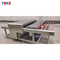 Équipement horizontal de lavage et de séchage du verre, équipé d'une machine de traitement du verre PLC avec certification CE