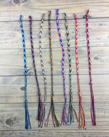 Vente en Gros de Tresses de Cheveux Hip Hop Colorées Ethniques faites à la Main en Stock à Vendre Conception Personnalisée Acceptée