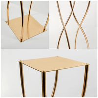 Ornements de table de mariage, piédestal en métal pour présentation, support pour fleurs, pour banquets de mariage et événements festifs