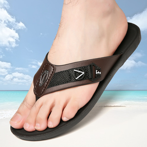 Erkekler için kalın Soled Flipflops yaz 2025 yeni öğe aşınmaya dayanıklı ve su geçirmez plaj ayakkabısı <span class=keywords><strong>Anti</strong></span> kayma ve erkekler için serin terlik - Product Image 1