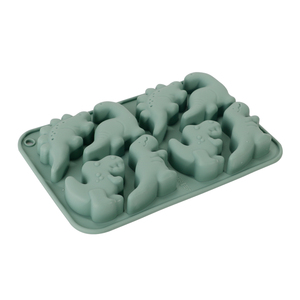 Moules à biscuits dinosaures 8 cavités, bacs à glaçons, moule à bonbons, bac à glaçons en silicone sans BPA, non toxique, avec dinosaures - Product Image 4
