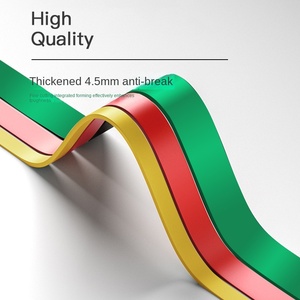 Yüksek Esneklikli Yoga Renkli Lateks TPE Egzersiz Bandı Döngü Güç Bandı Egzersiz İçin Rulo - Product Image 2