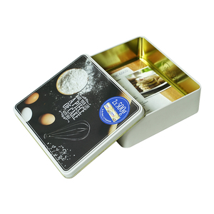 Nhà Máy Trực Tiếp Tùy Chỉnh Công Suất Lớn Tinplate Kim Loại Hộp Cho Bánh Tráng Miệng Cookie Bao Bì Bán Buôn Sản Phẩm Kim Loại Lon - Product Image 1