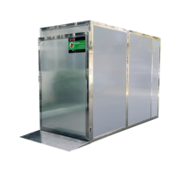 Séchoir alimentaire commercial électrique 300 kg pour viande, saucisses, viande séchée, poisson, avec pompe à chaleur AIO-DF300