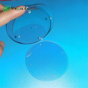 Lámina de Vidrio Redonda con Recubrimiento AR FELIX, con Borde Sin Recubrimiento de 3 mm, Ventana de Vidrio Óptico con Recubrimiento - Product Image 3