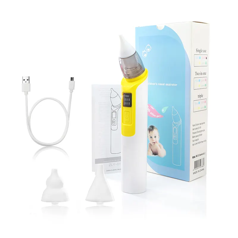 Aspirador nasal elétrico de silicone, anti-refluxo para cuidados com o bebê, produto de alta qualidade
