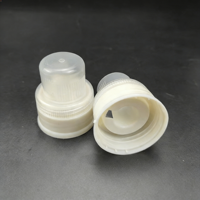 Bouchon de tasse à mesurer en plastique anti-fuite à visser directement de l'usine pour flacon de détergent liquide ou d'adoucissant (sérigraphie)
