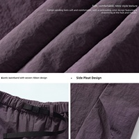 Outdoor-Bergsteigerhose, ultraleicht, lässig, mittelhoher Bund, Paratrooper-Stil, wasserabweisend, winddicht, Knopfverschluss, Nylon, Herren