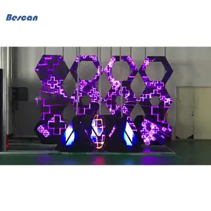 Led Display P5 Special Shape Triangle LED Screen Display P1.875 P2 P2.5 P3 P4 P5 Custom Made Hexagonal Triangle Circle LED Panel Video Wall