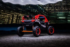 新款设计12v/24V 四轮驱动 <span class=keywords><strong>2</strong></span>人座儿童电动玩具车 带遥控 安全有趣 玩具车 儿童户外乐趣 - Product Image 5