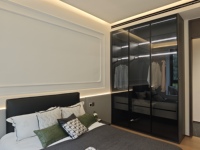 Armoire portable de luxe moderne en bois, meubles de chambre à coucher, organisateur de vêtements, placard, rangement