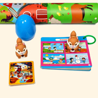 Lápiz Educativo Interactivo para Niños con 55 Tarjetas de Aprendizaje de Doble Cara, Regalo para Niños Pequeños
