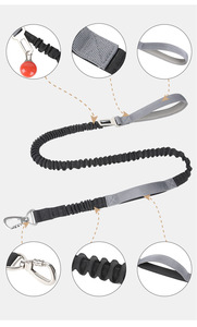 Collier et laisse doubles en nylon pour chien, avec rubans, pour l'entraînement, la course et la douceur, modèle 2023, le plus vendu - Product Image 4