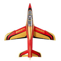 Le jet sportif le plus rapide de FMS RC EDF Jet RS 90mm Avanti PNP 18th Anniversary CNC Metal Scale Detail, avion acrobatique haute vitesse