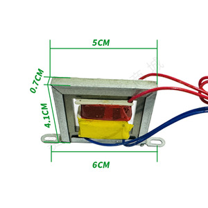 หม้อแปลงพลังงานแสงอาทิตย์ 2.5W 11.5V สำหรับใช้ในบ้าน พร้อมสายสีแดงและสีน้ำเงิน 5x6x4.1 ซม. - Product Image 1