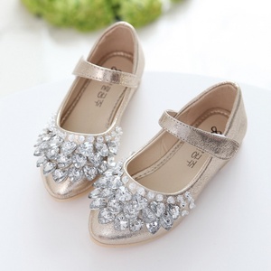 <span class=keywords><strong>Scarpe</strong></span> <span class=keywords><strong>da</strong></span> Principessa con Cristalli per Bambine, Ballerine Eleganti, <span class=keywords><strong>Scarpe</strong></span> in Pelle alla Moda per Feste e Matrimoni - Product Image 2