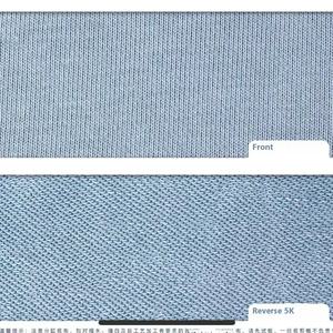 كنزة رياضية قطنية للخريف والشتاء 32S مع مقياس للأسماك تيري سادة مصبوغ محبوك ملابس خارجية غير رسمية للرجال - Product Image 3